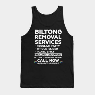 Biltong Removal Services South Africa Braai Tank Top